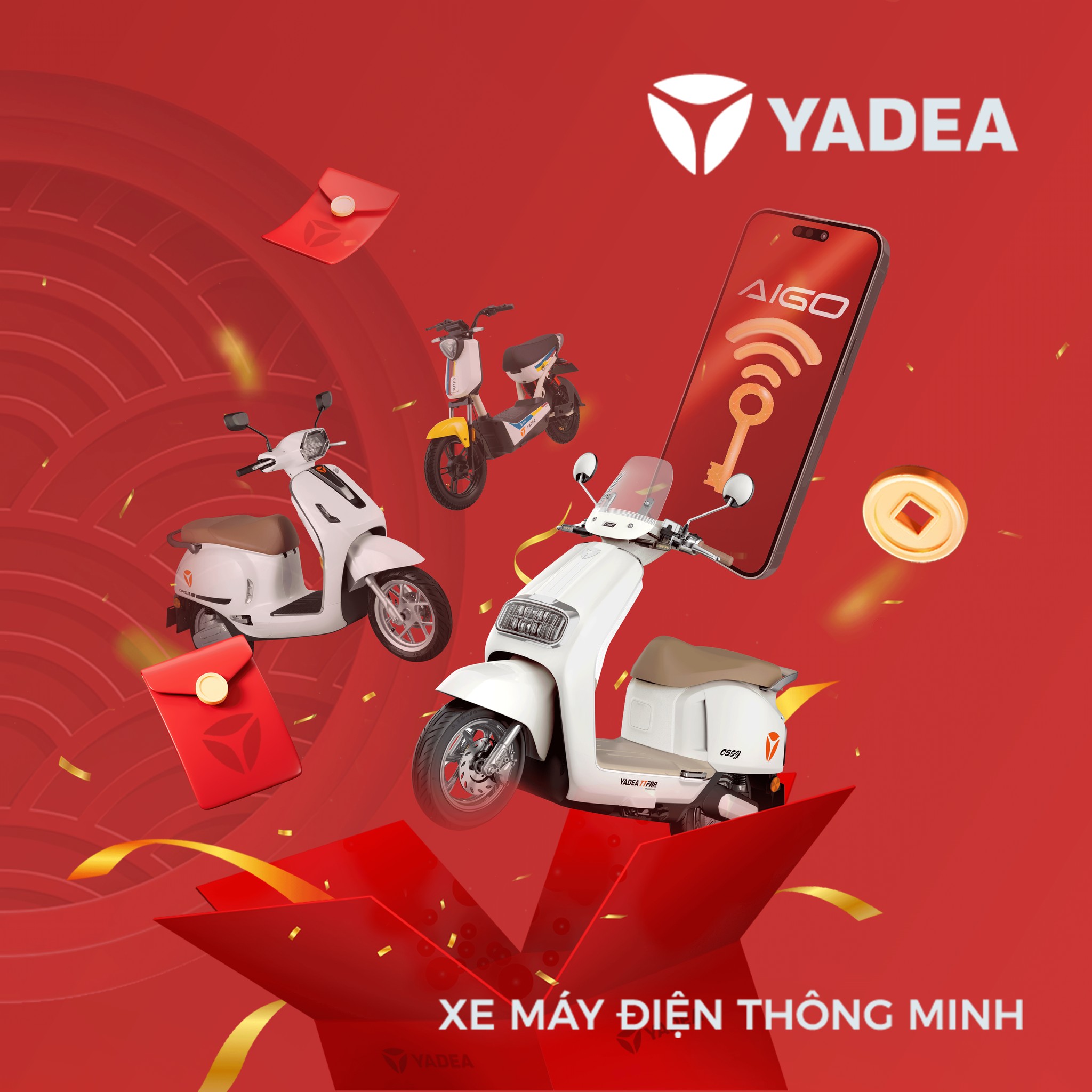 Mua Yadea Tết Rộn Ràng: Nhận Lì Xì 8.880 Ngàn Hấp Dẫn