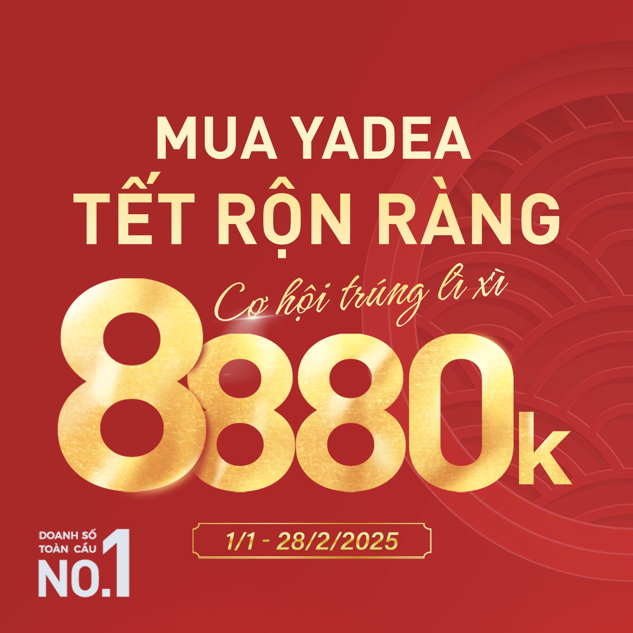 Mua Yadea Tết Rộn Ràng: Nhận Lì Xì 8.880 Ngàn Hấp Dẫn