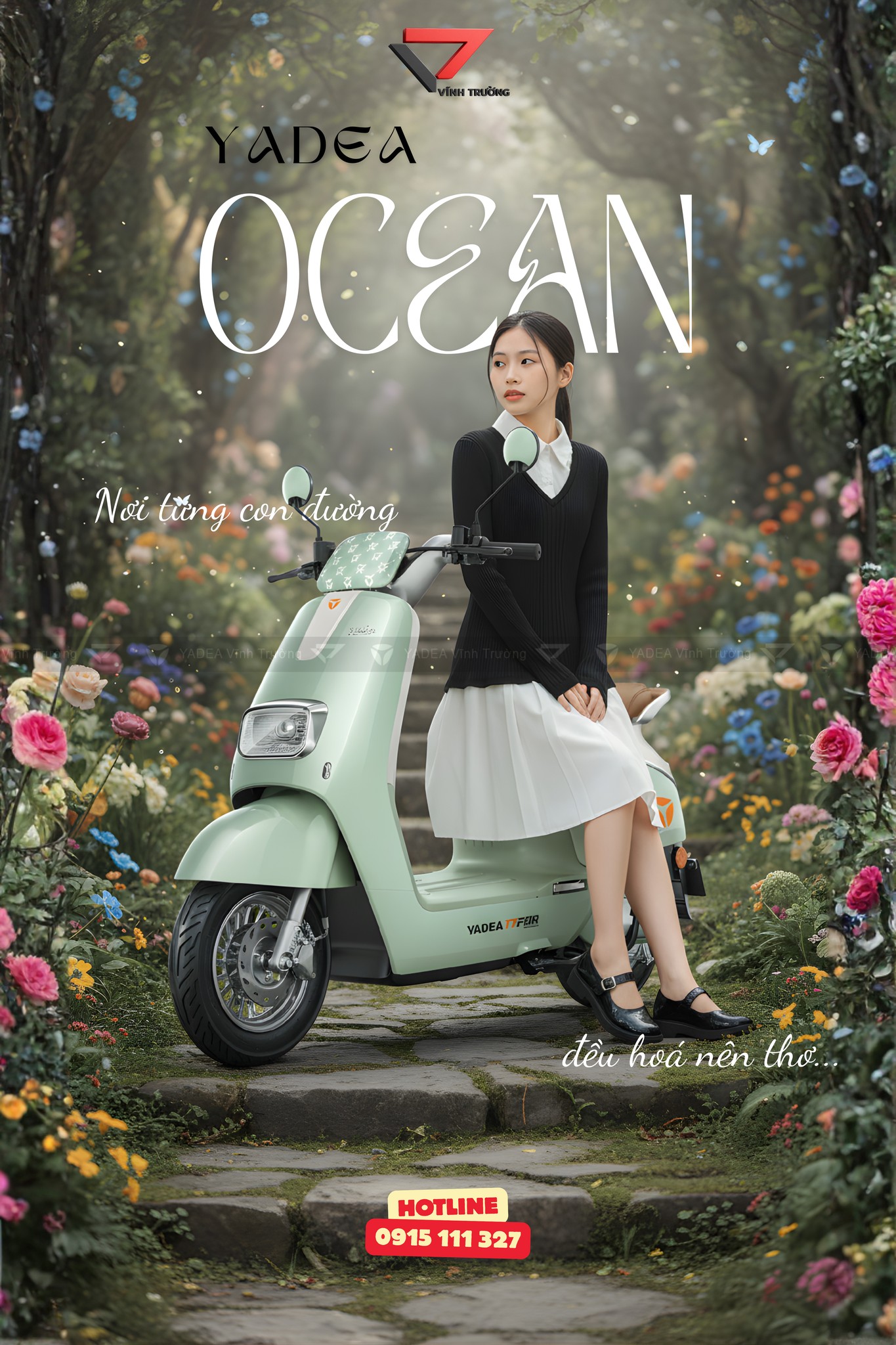 Sống Xanh Cùng Yadea Ocean Xe Điện Bền Đẹp Vận Hành Mượt Mà Xe Điện Vĩnh Trường Đồng Tháp