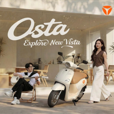 Yadea Osta 2026 Siêu Phẩm Xe Điện Phong Cách Neo-Retro Xe Điện Vĩnh Trường Đồng Tháp