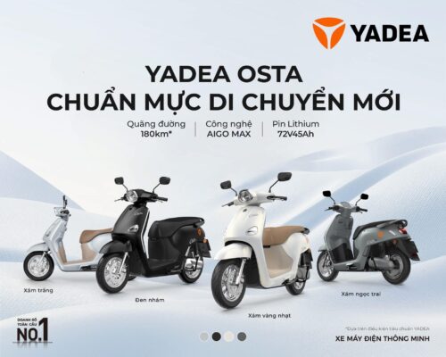 Đánh Giá Yadea Osta : Xe Máy Điện Đa Tính Năng , Giá Tốt Xe Điện Vĩnh Trường Đồng Tháp