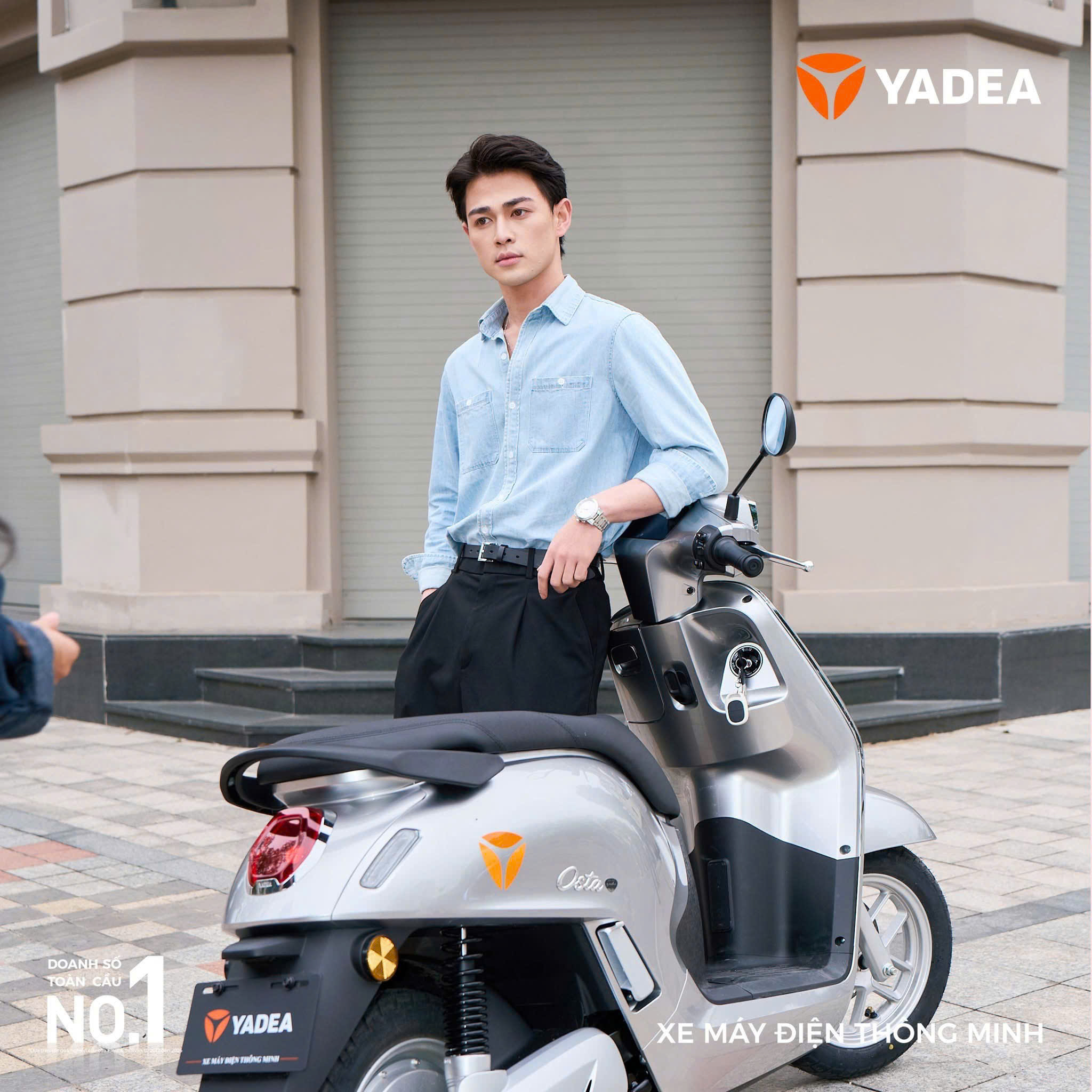 Xe Máy Điện Yadea Osta H Không Cần Bằng, Đi 120km Xe Điện Vĩnh Trường Đồng Tháp
