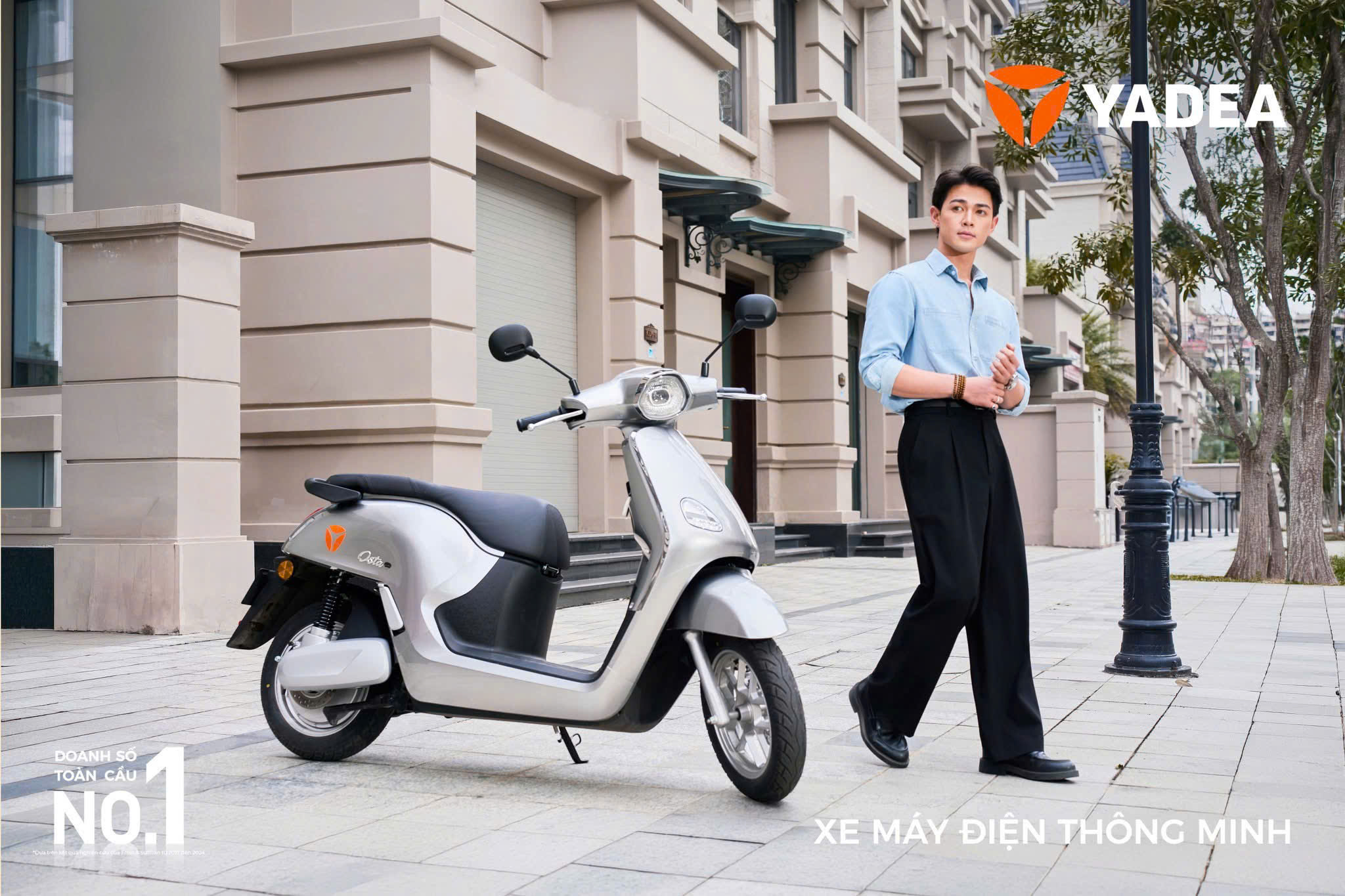 Xe Máy Điện Yadea Osta H Không Cần Bằng, Đi 120km Xe Điện Vĩnh Trường Đồng Tháp