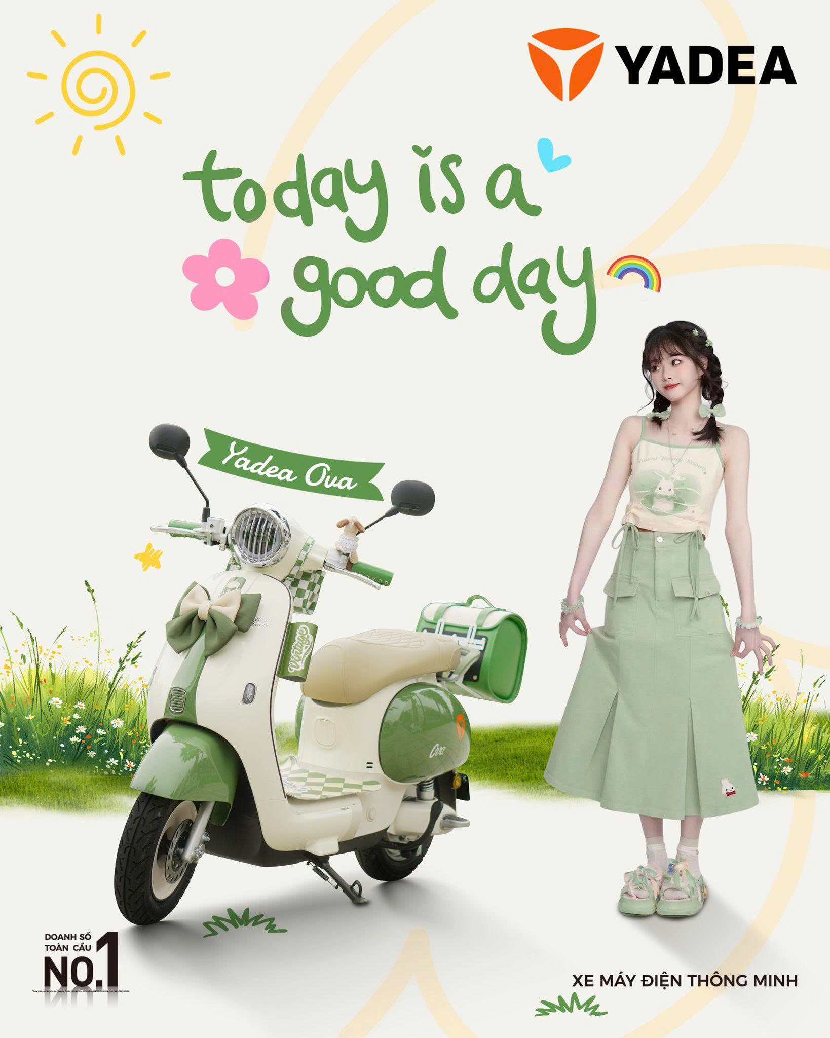 Yadea Ova Gây Sốt Với Thiết Kế Cổ Điển Cho Giới Trẻ Xe Điện Vĩnh Trường Đồng Tháp