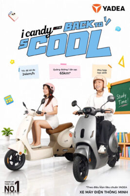Khám Phá Yadea iCandy – Xe Điện Học Sinh Đi 70km Xe Điện Vĩnh Trường Đồng Tháp